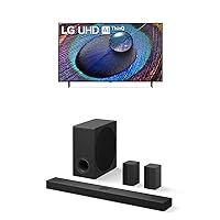 LG 48-Inch Class OLED evo C4 Series Smart TV 4K Processor Flat Screen with Magic Remote AI-Powered (OLED48C4PUA, 2024) 5.1.3 ch. Sound Bar with Wireless Dolby Atmos and Rear Speakers