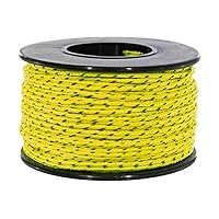 Micro Reflective Paracord | 125 Foot Spool | 6 Colors | 1, 2, or 5 Pack | 1.18mm | Nylon Utility Cord for Tactical, Fishing, Jewelry Making, or Camping