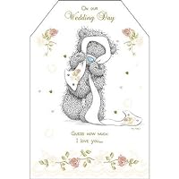 Me To You Guess How Much I Love You Wedding Bear Card