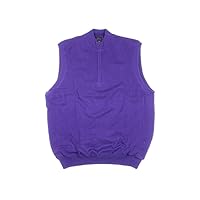Greg Norman Collection Men's Lined Pima 1/4 Zip Vest