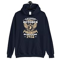 Kings Legends are Born in October 1952 Birthday Vintage Gift Shirt Navy