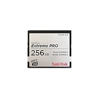 SanDisk 256GB Extreme PRO CFast 2.0 Memory Card - SDCFSP-256G-G46D, Silver