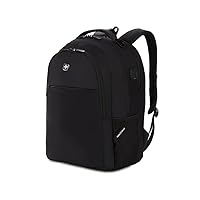 SwissGear 8136 Laptop Backpack, Black, 17.75 Inches
