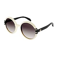 Gucci GG1067S White Black/Brown Grey Shaded 58/20/140 women Sunglasses