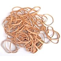 Plasticplace Rubber Bands, 5 Pound, Brown