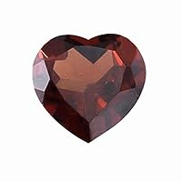 0.70-1.20 Cts of 6x6 mm AAA Heart Mozambique Garnet (1 pc) Loose Gemstone