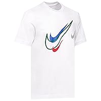 Mens T Shirt Court T Shirt Mens Swoosh Logo Tee Short Sleeve Classic T Shirt White DQ3944 100 New