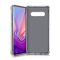 Itskins Spectrum Clear Protective Phone Case Compatible with Galaxy S10 Plus, Slim Hybrid Case, Anti-Yellowing, Heavy Duty Shockproof Cover, Military Phone Case | Black