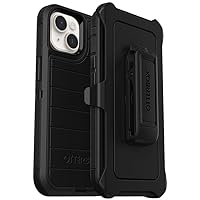 OtterBox Defender Series Screenless Edition Case and Holster for iPhone 14 & iPhone 13 (ONLY), (Black)