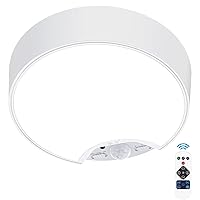 BLS Motion Sensor Ceiling Light Battery Operated Light Fixture, 120 LED Closet Light Motion Activated, Battery Powered Wireless Lights for Wall Laundry Stairs Garage Bathroom Shower Porch Shed 400 LM