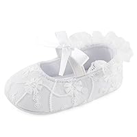 Baby Girls Princess Bowknot Soft Sole Cloth Crib Shoes Sneaker
