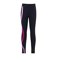 Kids Girls Athletic Yoga Leggings Stretch Slim Fit Tights Girls Gym Active Sport Dance Training Casual Pants Activewear