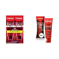 Colgate Optic White Renewal and Pro Series Whitening Toothpaste Bundle (2 Pack)