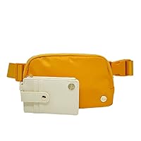 Belt Bag & Wallet- Crossbody Fanny Pack - Fashion Waist Packs - Belt Bag For Men - Bum Bag - Chest Bag for Women - Belt Bag for Women Crossbody (Golden Glow)