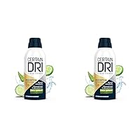 Certain Dri Prescription Strength Clinical Antiperspirant Deodorant Dry Spray for Men and Women, Fast Acting Protection from Excessive Sweating, Cucumber Fresh Scent, 4.2 oz (Pack of 2)