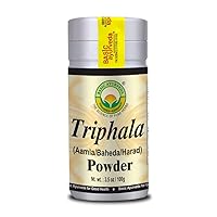 BASIC AYURVEDA Triphala Powder | 3.53 Oz (100g) | Mix of Amalaki Haritaki & Bibhitaki Fruit | Natural Antioxidant Vitamin C | Supports Digestive Health