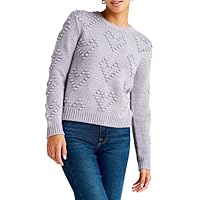 Splendid Women's Long Sleeve Daphne Bobble Heart Sweater