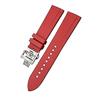 20mm 21mm 22mm Fluoros Rubber Watchband Fit for Vacheron Constantin Red Blue Black Waterproof Soft Watch Strap Bracelet
