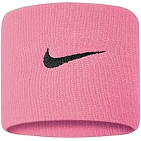 Nike Swoosh Wristbands OSFM Pink Gaze/Oil Grey