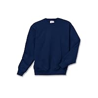 Hanes ComfortBlend EcoSmart Boy`s Crewneck Sweatshirt Navy