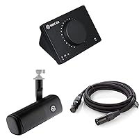 Elgato XLR Solution - Dynamic XLR Microphone, Audio Mixer for XLR Mic to USB-C, Noise Rejection, Digital Mixing Software for Podcasting, Streaming, Broadcasting for Mac, PC with 10ft/3m XLR Cable