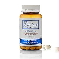 Dalfour Beauty Ultrawhite Glutathione Whitening Capsules w/Collagen & Vitamin C - 2400mg/serving with 1600mg Glutathione