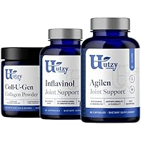 Utzy Ultimate Joint Health Bundle | Coll-U-Gen, Agilen, and Inflavinol