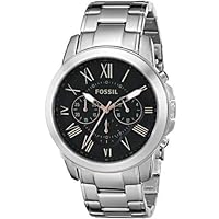[yw] F.ossil Men's FS4994 Grant Chronograph Stainless Steel Watch
