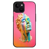 Face Art iPhone 14 Case - Gadget Accessory for Art Lover - Unique Design Phone Case Multicolor