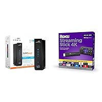 ARRIS Surfboard SBG7600AC2 DOCSIS 3.0 Cable Modem & AC2350 Wi-Fi Router + Roku Streaming Stick 4K