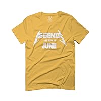 Birthday Gift Legends are Born in June for Men T Shirt