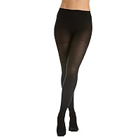 Sheer Pantyhose, Compression (20-22 mmHg) Black, Queen Plus