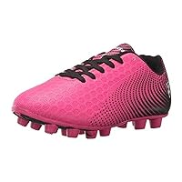 Vizari Stealth Firm Ground Soccer Cleats - Lightweight, Durable & Comfortable Kids & Youth Soccer Cleats with Excellent Traction - Girls & Boys Soccer Shoes with Padded Heel & Anti-Stretch Lining