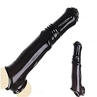 Penis Sleeve Penis Pump Sex Toys for Men, Cockring Penis Ring Extender Mens Sex Toys with Ball Stretcher, Fantasy Monster Horse Dildo Sleeve Penis Exlarger Extension Adult Male Sex Toys for Couples