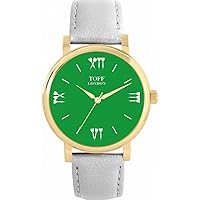 Green Darts Batons Watch Ladies 38mm Case 3atm Water Resistant Custom Designed Quartz Movement Luxury Fashionable