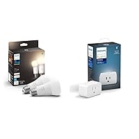 Smart Lighting Bundle with Smart Bulbs and Smart Plug (75 Watts)