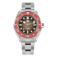 San Martin Men Automatic Watch 42.5mm Mechanical Wristwatch Diver 30ATM BGW-9 Luminous Sapphire NH35 Ceramic Bezel