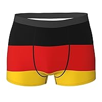 German flag Print Men's Boxer Briefs Comfortable Bamboo Viscose Underwear Trunks Underwear