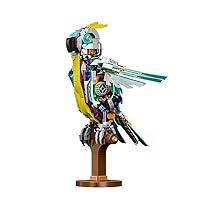 DAHONPA Parrot Building Blocks Set 688 Pieces, Half-Body Mecha Bird Series Build Blocks Toy, Gift for Kid and Adult