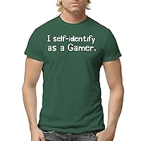 I self Identify as a Gamer - Men's Adult Short Sleeve T-Shirt