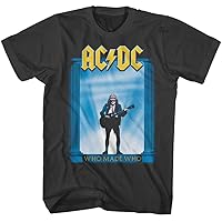 AC/DC Hard Rock Band Music Group Who Made Me Album Adult T-Shirt Tee