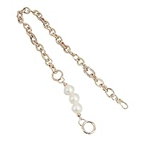 Diamond Flat Iron Chain for Crossbody Bags Charm Crystal Cross Chain for Shoulder Bags Purse Strap 22.44