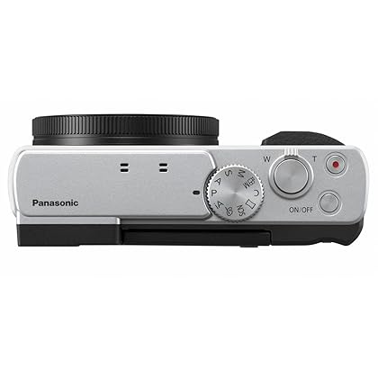 Panasonic LUMIX ZS80 20.3MP Digital Camera, 30x 24-720mm Travel Zoom Lens, 4K Video, Optical Image Stabilizer and 3.0-inch Display – Point & Shoot Camera with Lecia Lens- DC-ZS80S (Silver), Black