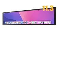 11.3inch Small Stretched LCD Mini Monitor Wide IPS 440x1920 Mini HDMI for Laptop PC Aida Display Ultrawide Portable Monitor