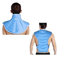 REVIX Large Ice Pack for Shoulder and Back Injuries and Ice Pack for Neck and Shoulders Upper Back Pain Relief