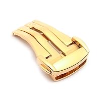 Deployment Clasp Buckle for Omega Watch Band Straps (16mm - 20mm)