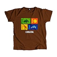 Canada Seasons Unisex T-Shirt (Brown)