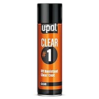 U-Pol Products 0796 Clear CLEAR#1 High Gloss Coat 345g/12.2oz