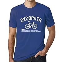 Men's Graphic T-Shirt Cycopath Cycling Theme Eco-Friendly Limited Edition Short Sleeve Tee-Shirt Vintage
