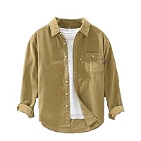 Autumn Fashion Urban Solid Color Simple Long Sleeve Casual Lapel Singlebreasted Pocket Youth